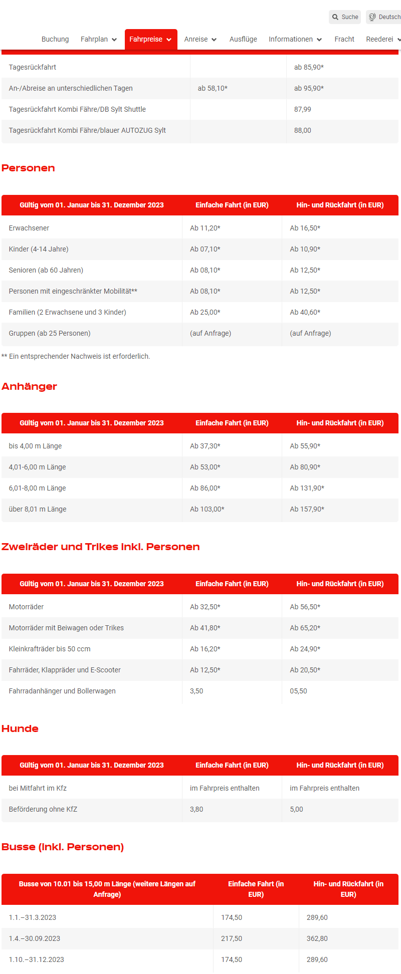 FRS Syltfähre 2023